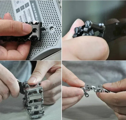 Bracelet Men's Outdoor Tool Bracelet 29 in 1 Bracelet Emergency EDC Tool